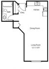 Tralee Terrace_Studio Floor Plan